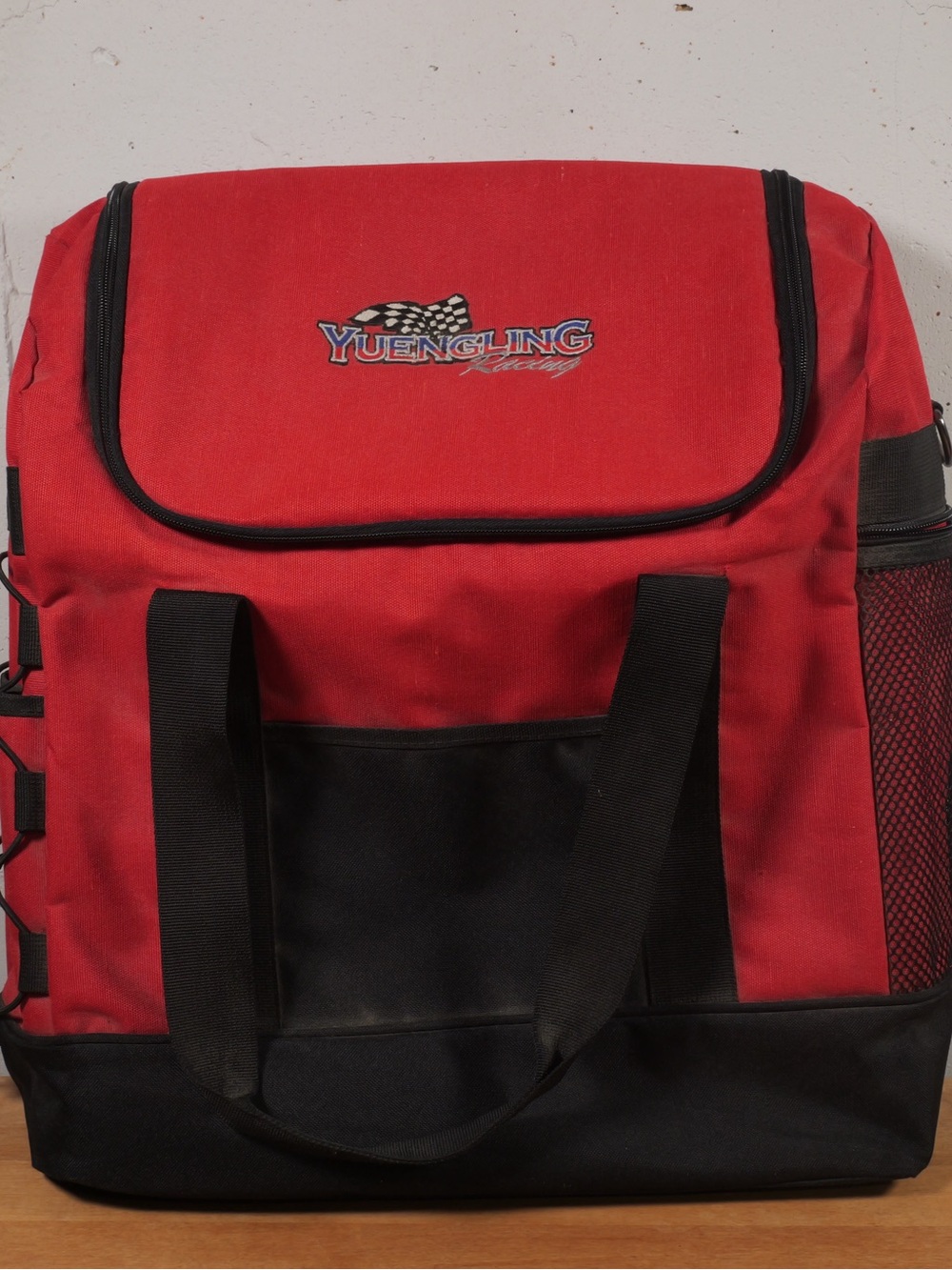 Yuengling Racing Soft Cooler Bag Backpack Convertible Insulated Red Black Straps